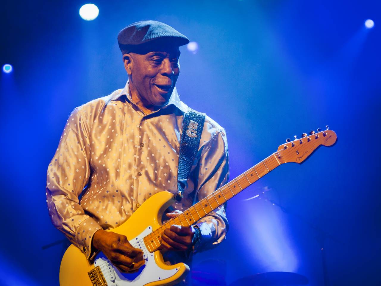 Buddy Guy playing the blues in Mississippi