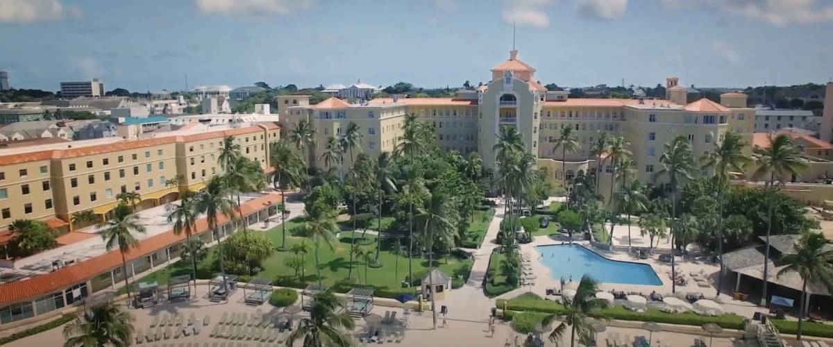 View of Hilton resort