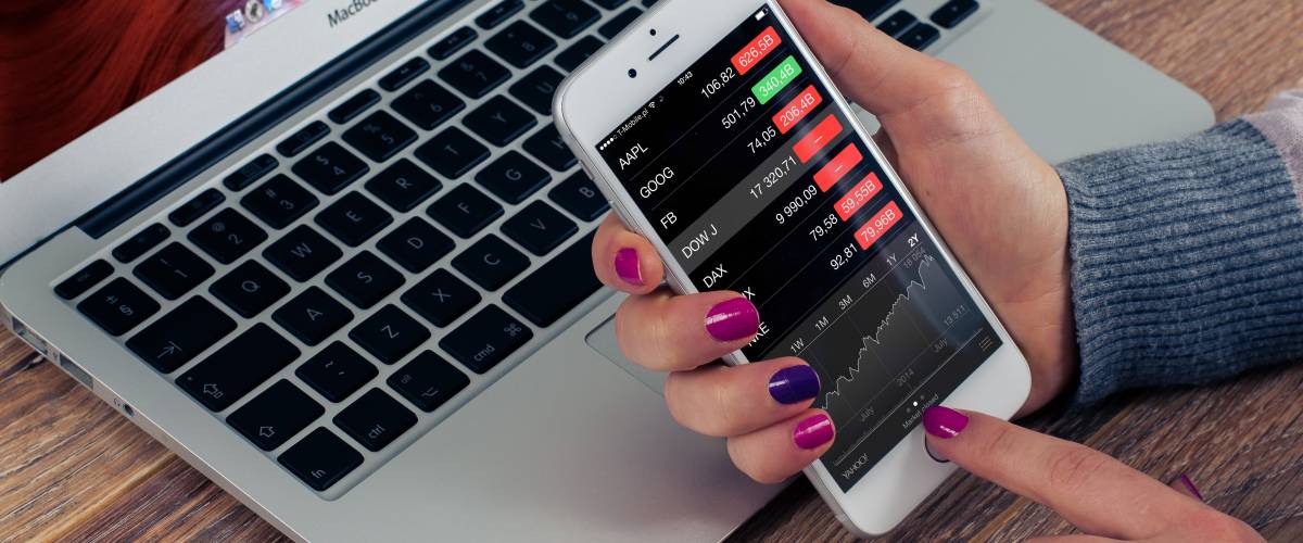 Buying stocks on cell phone