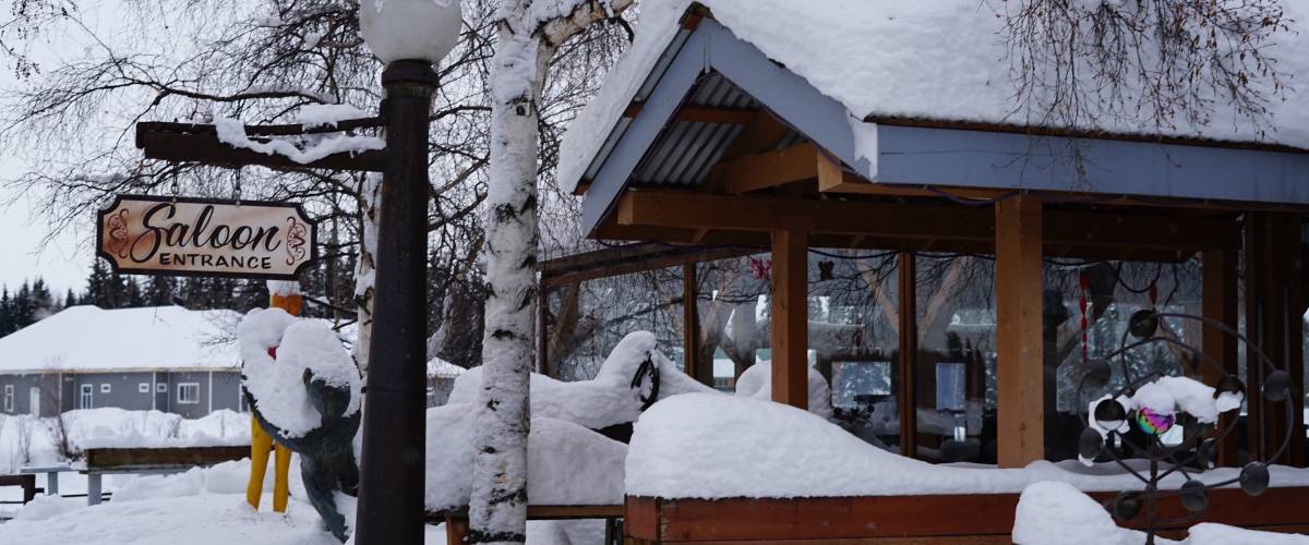 Saloon entrance in Fairbanks, Alaska