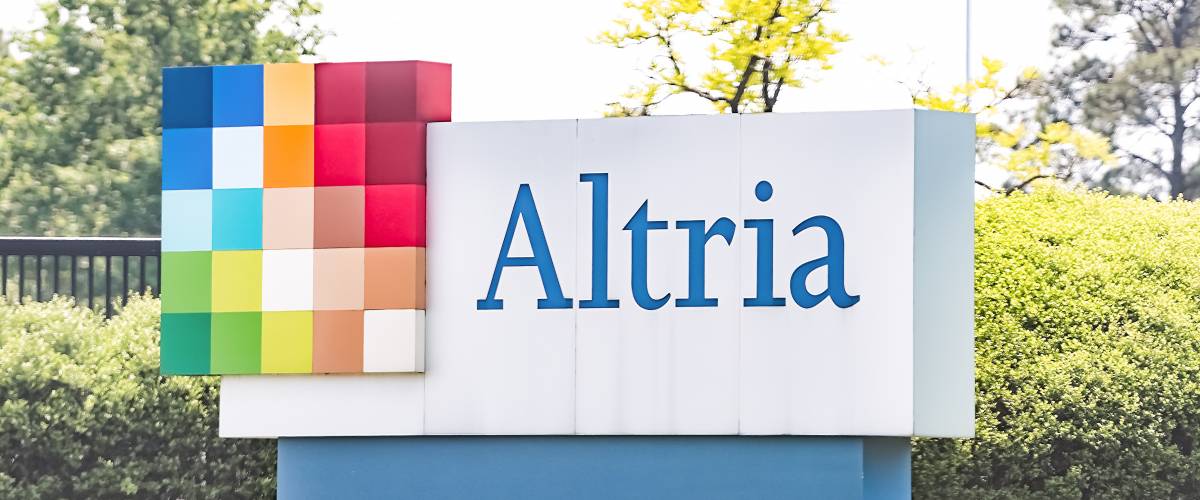 Altria office sign in Virginia capital city tobacco business.