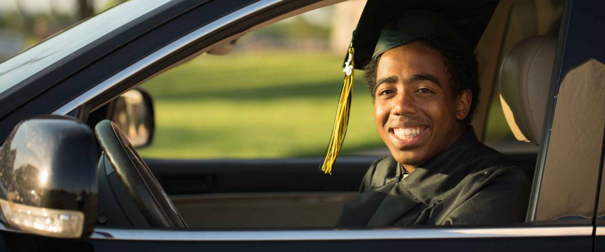 Graduate with a new car.