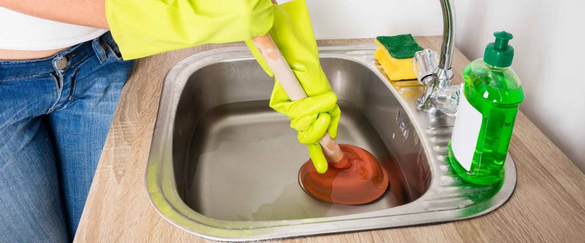 Blocked Sink Plunger