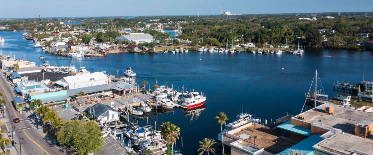 Fishing Boats At Sponge Docks Tarpon Springs Florida