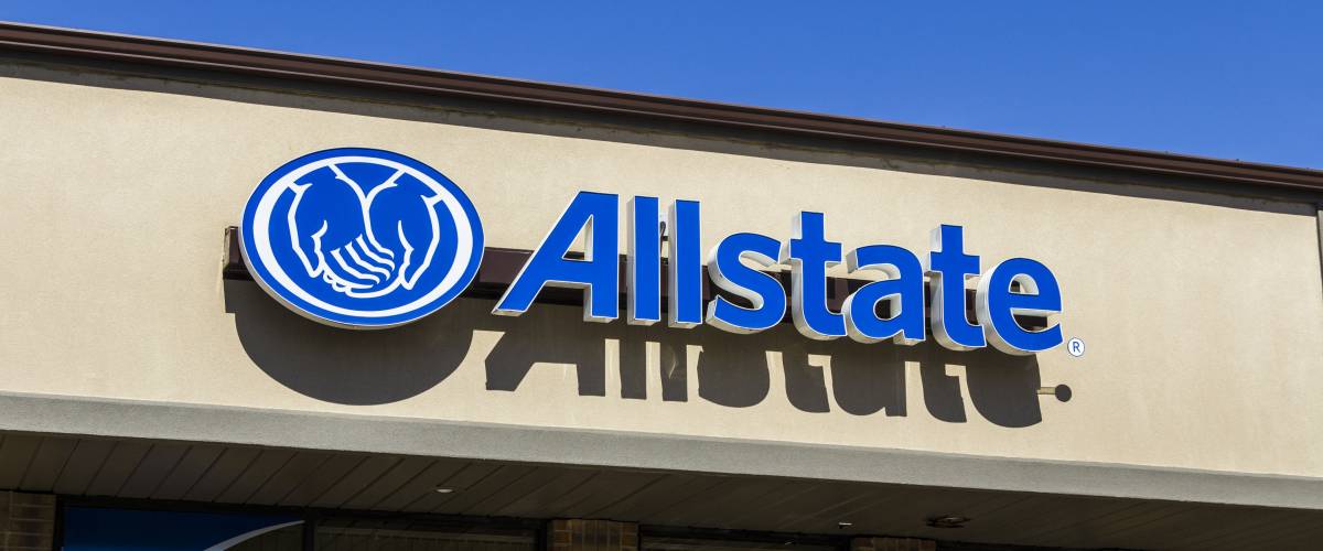 Allstate Insurance Logo and Signage.