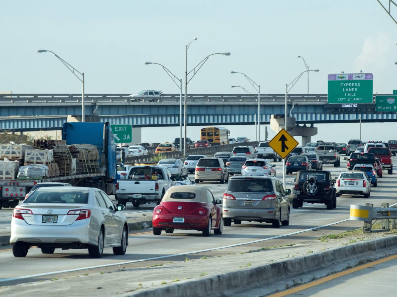 Kendall, FL highway traffic