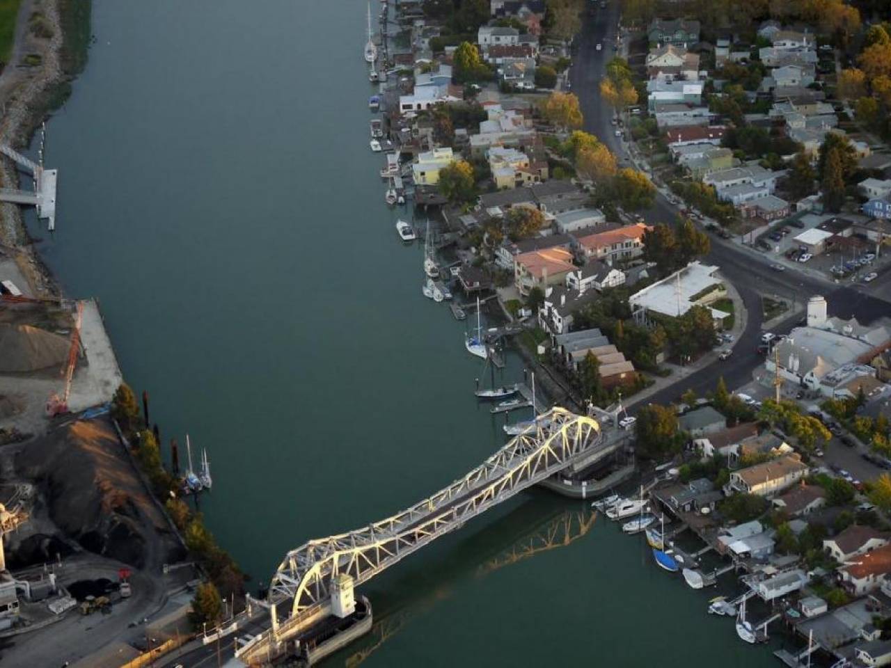 Alameda, CA aerial view