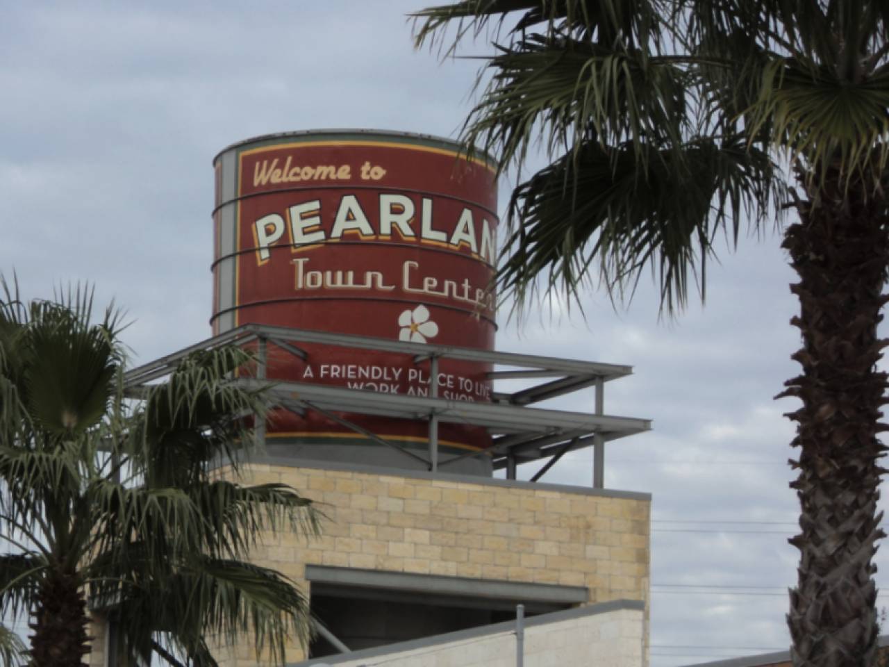 Pearland, TX town sign