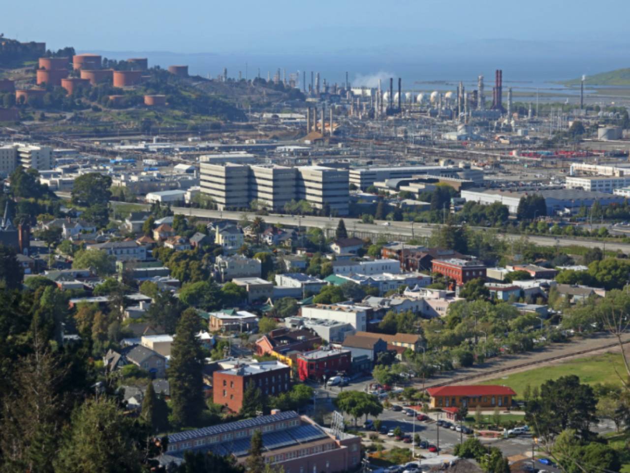 Richmond, CA aerial view