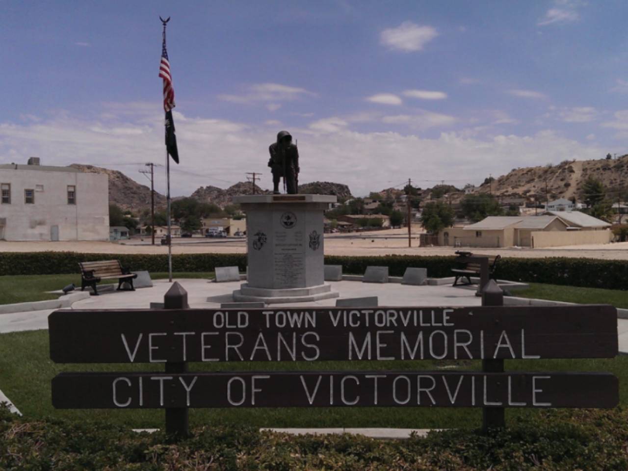 Victorville, CA memorial statue
