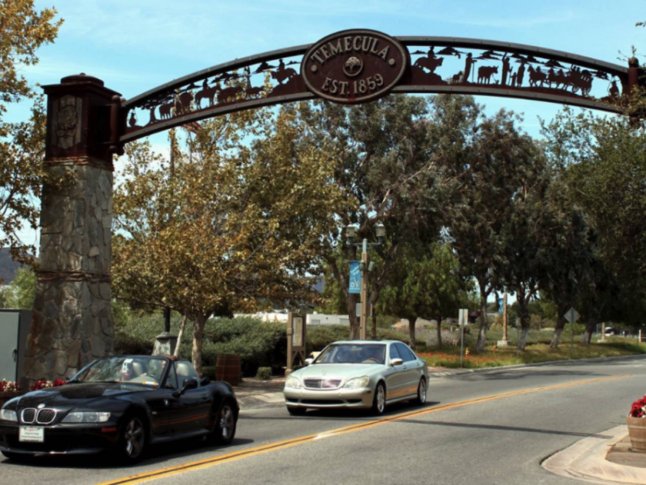 Temecula, CA town sign