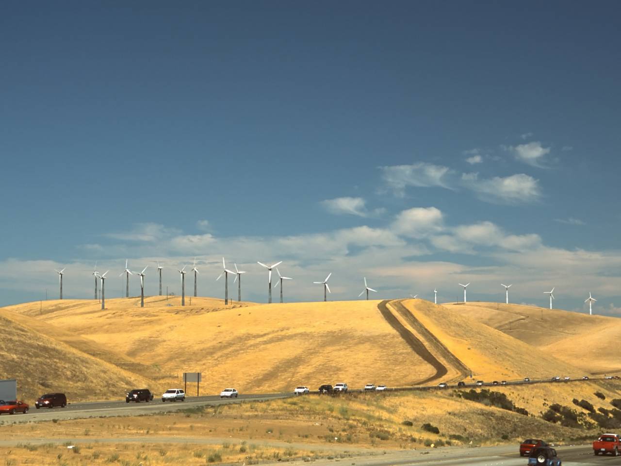 Tracy, CA windfarm