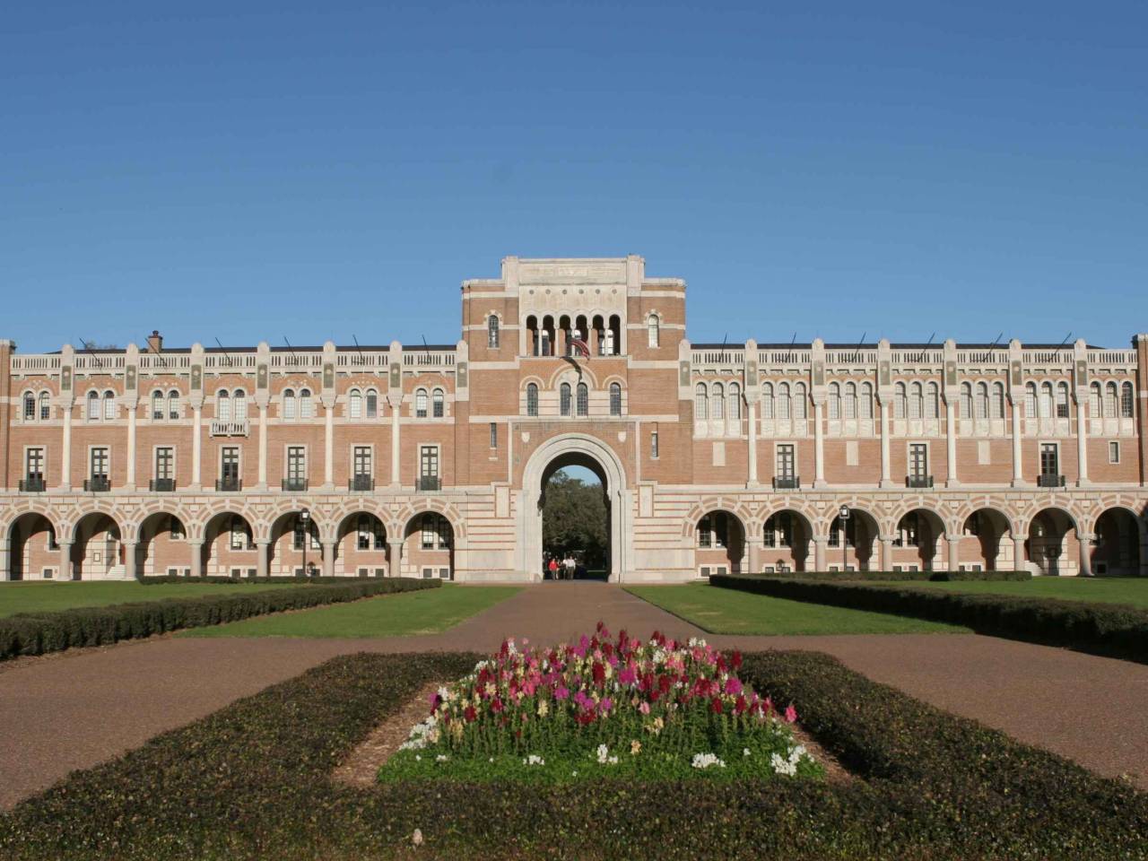 Classic building at Rice University, Houston, Texas