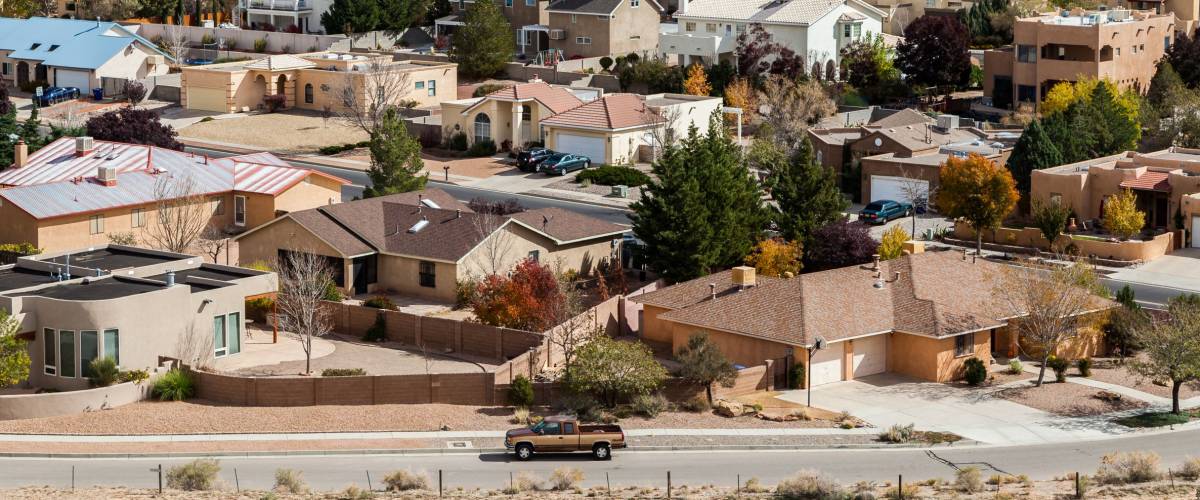 Albuquerque residential suburbs, New Mexico