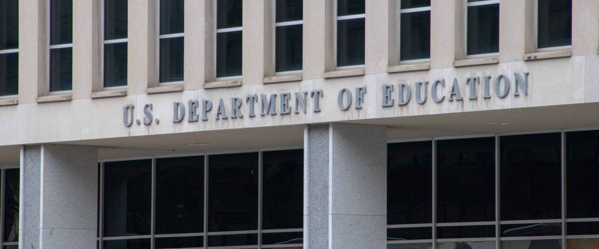 Washington, DC / USA 4-7-19 - U.S. Department of Education