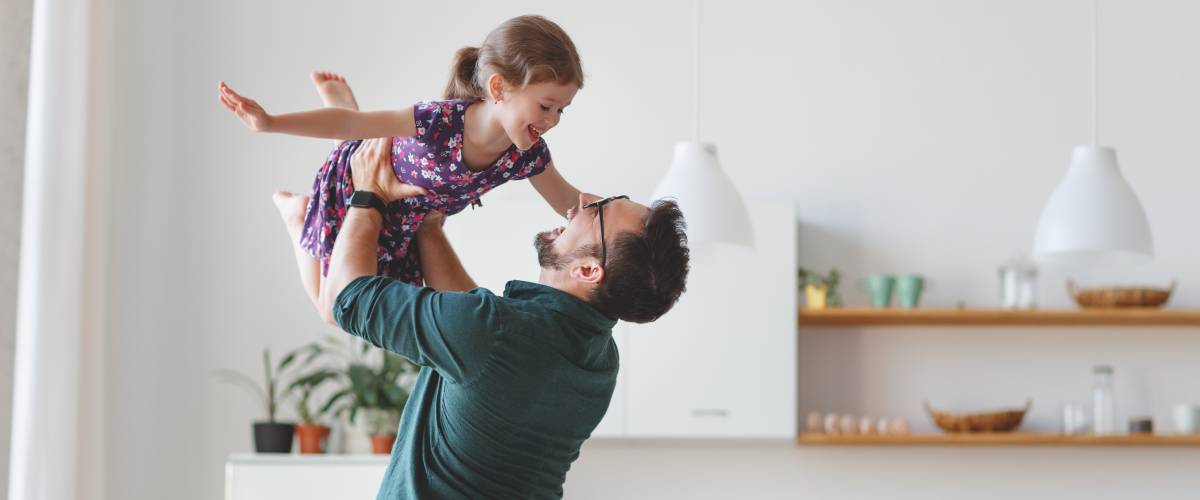 Father with child