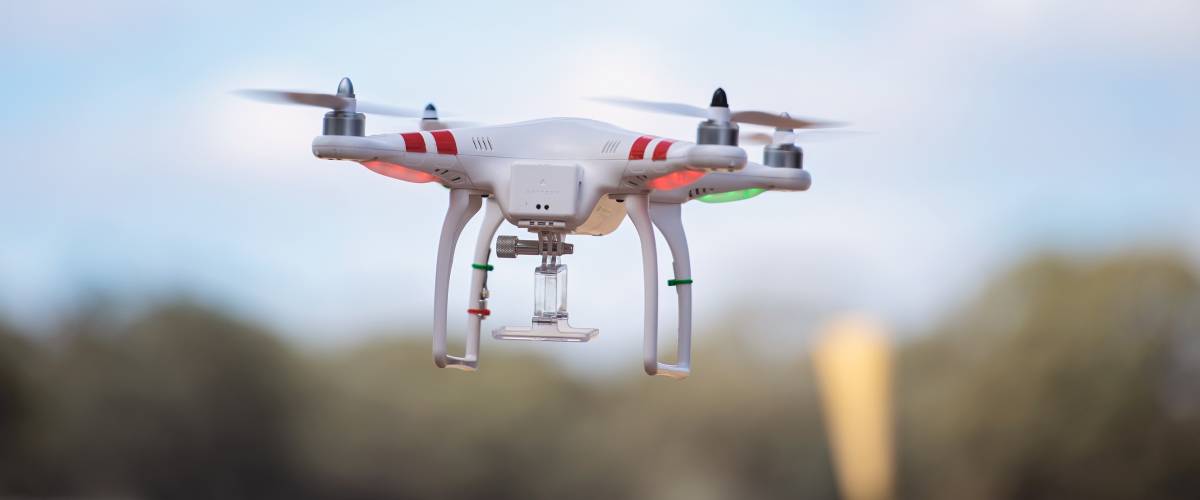 drone flying