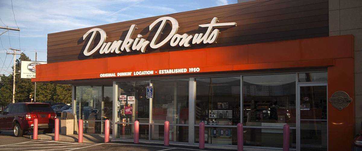 The original Dunkin Donuts location in Quincy, Massachusetts