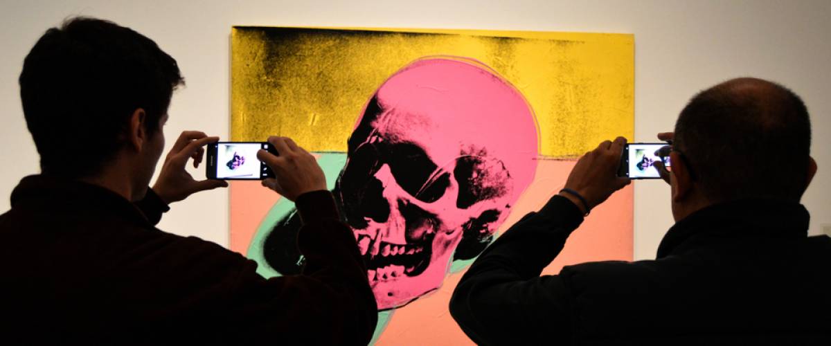 Exposition Andy Warhol at Caixaforum building