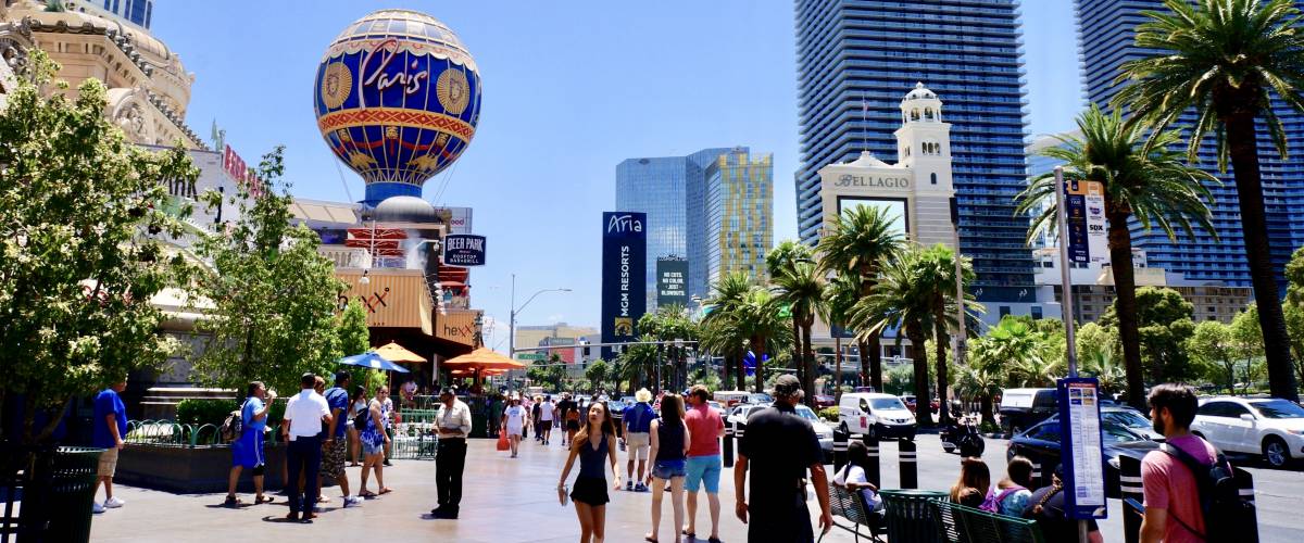 Nevada- Las Vegas strip in summer