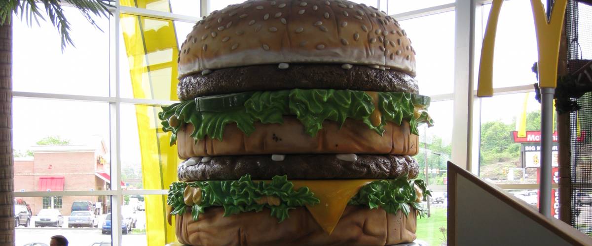 Giant Big Mac at the Big Mac Museum