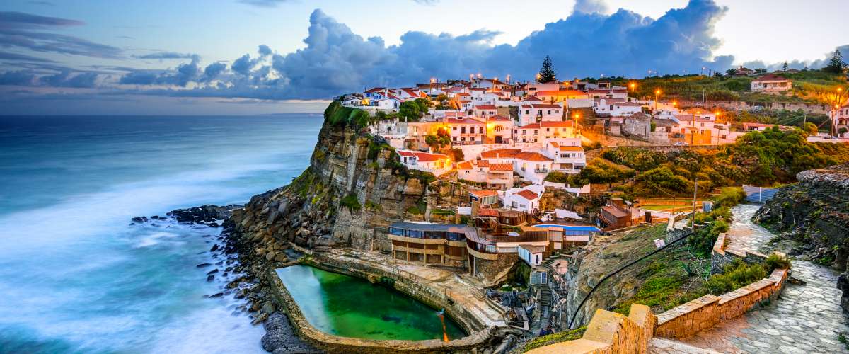 Azenhas do Mar, Portugal coastal town.