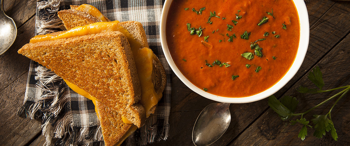 Grilled Cheese and Tomato Soup