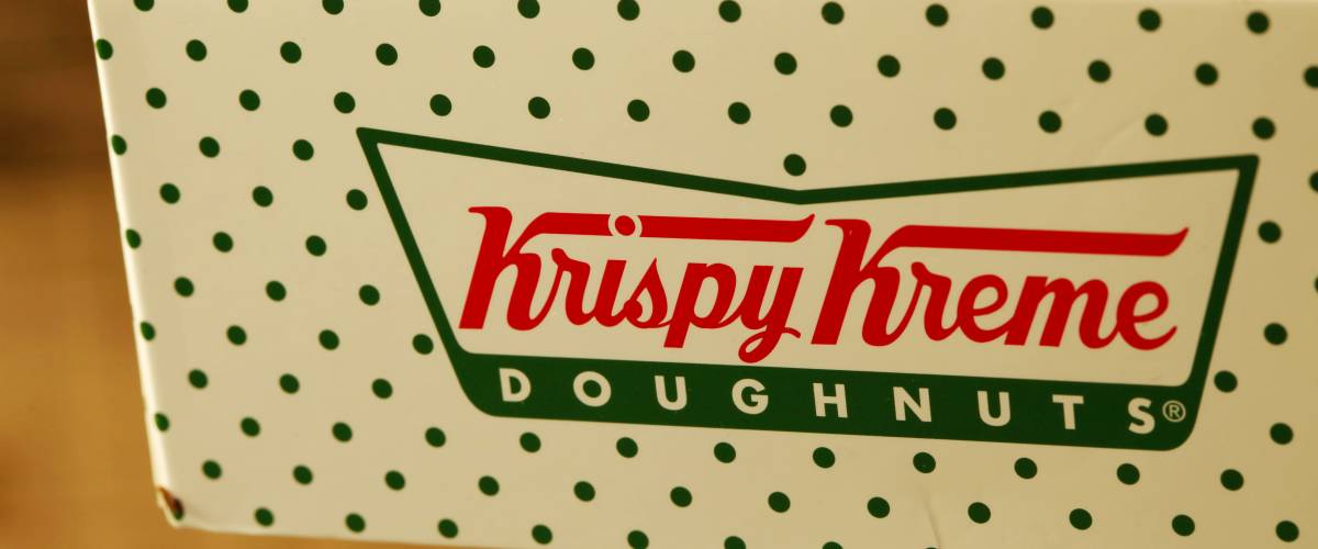 Krispy Kreme doughnut box