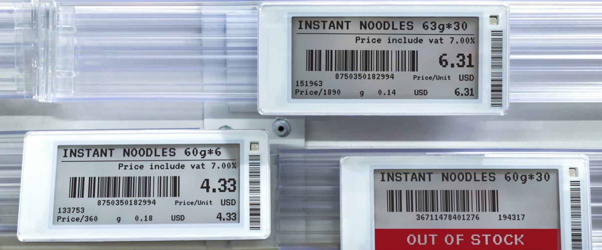 Shelf labels
