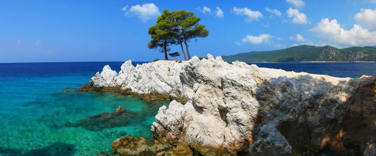 Amarantos cape near town of Agnondas (one of the most beautiful filming locations of