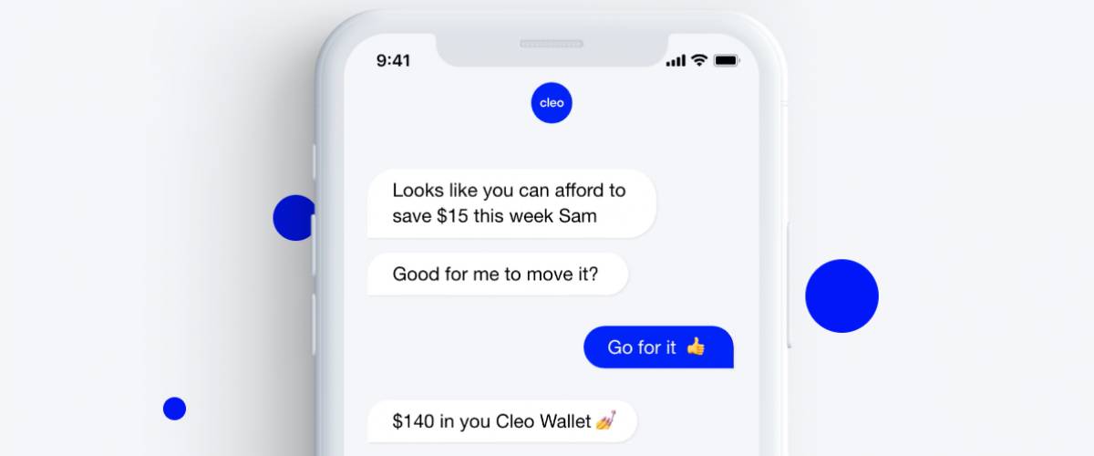 A screenshot of the Cleo app
