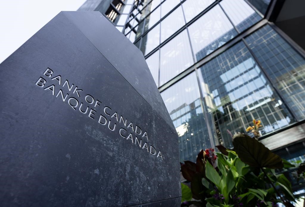 The Bank of Canada building is shown in Ottawa on Wednesday, September 6, 2023. Members of the Bank of Canada&#039;s governing council were split on how long the central bank should wait before it