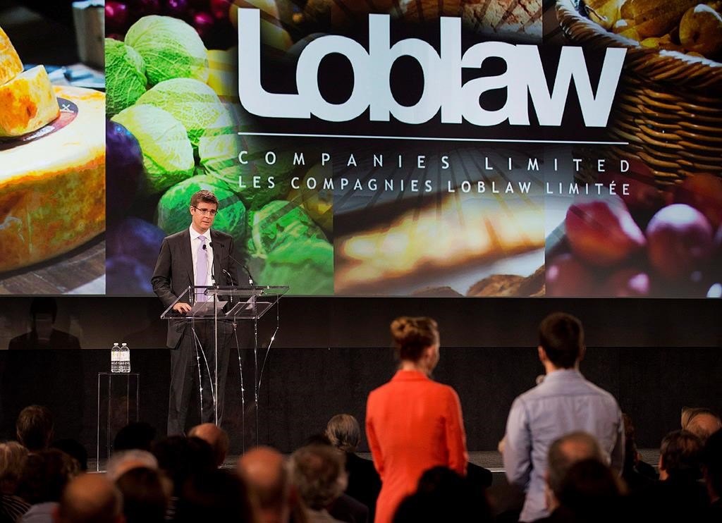 Chairman of Loblaw Co. Ltd. Galen Weston Jr. answers a question during their annual general meeting in Toronto on Thursday May 2, 2013. Unifor says its members working at 11 Dominion grocery 