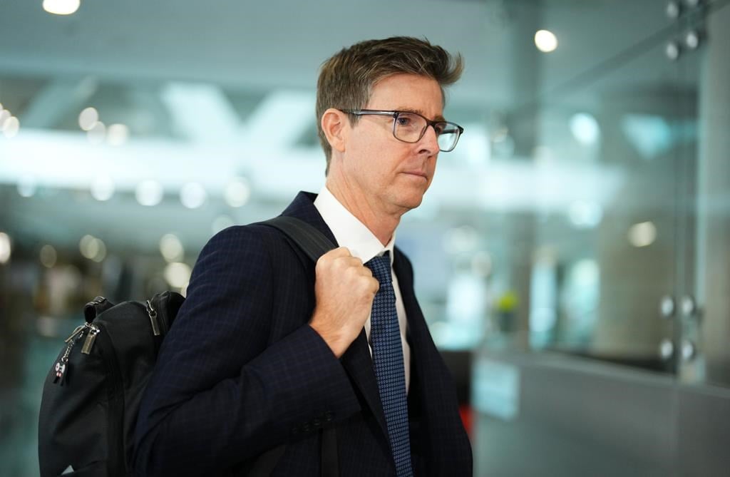 Galen Weston arrives for a meeting in Ottawa on Monday, Sept. 18, 2023. Weston and Loblaw&amp;rsquo;s new chief executive pushed back on what they called &amp;ldquo;misguided criticism&amp;rdquo; of the 