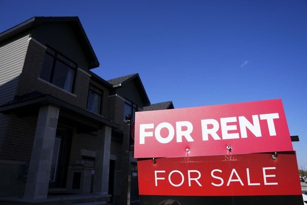 A new report says the asking rent for a home in Canada in April was up 9.3 per cent compared with a year ago, while a slight month-over-month increase was also recorded for the first time sin