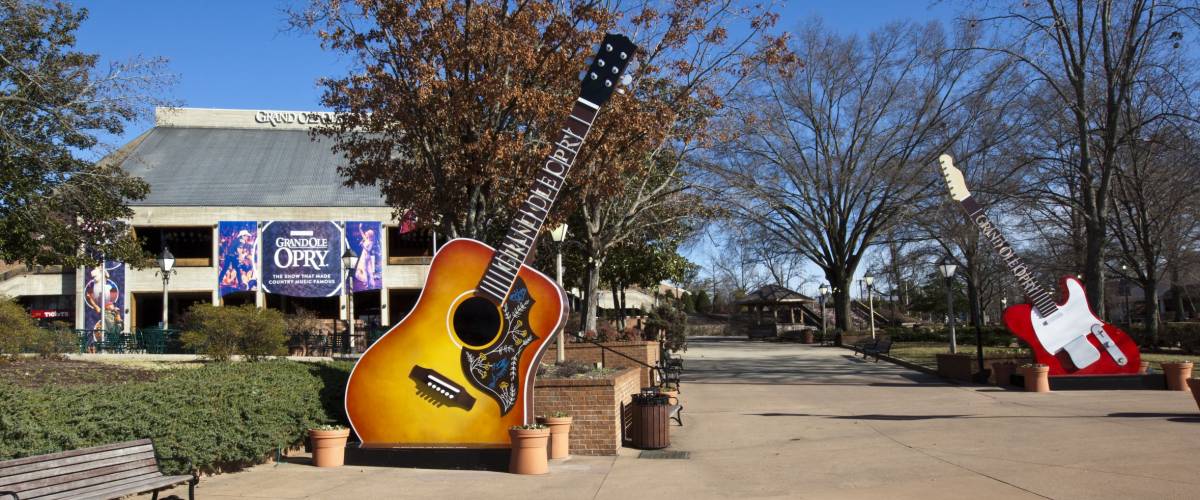 NASHVILLE, TENNESSEE-FEBRUARY 4, 2015: The Grand Ole Opry is a landmark in Nashville, Tennessee that beckons country music fans from around the world.