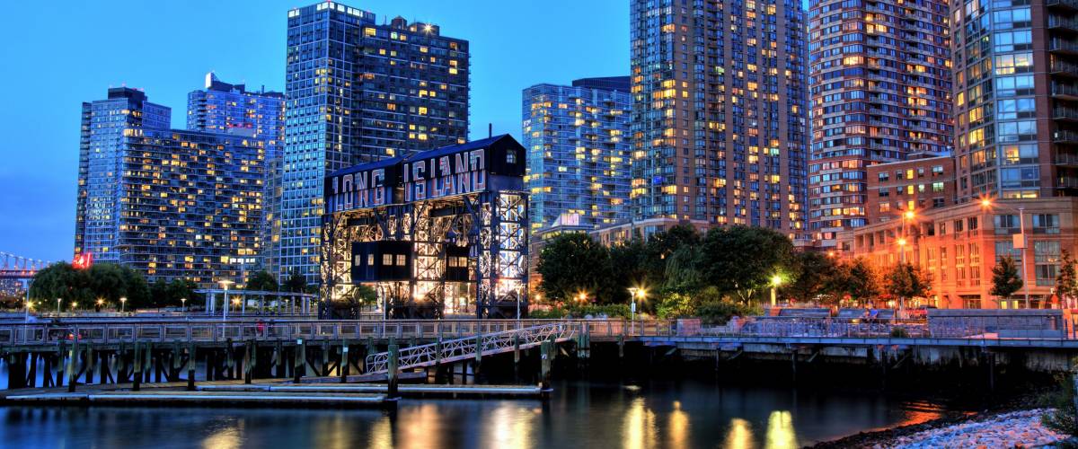 Skyline of Long Island, New York