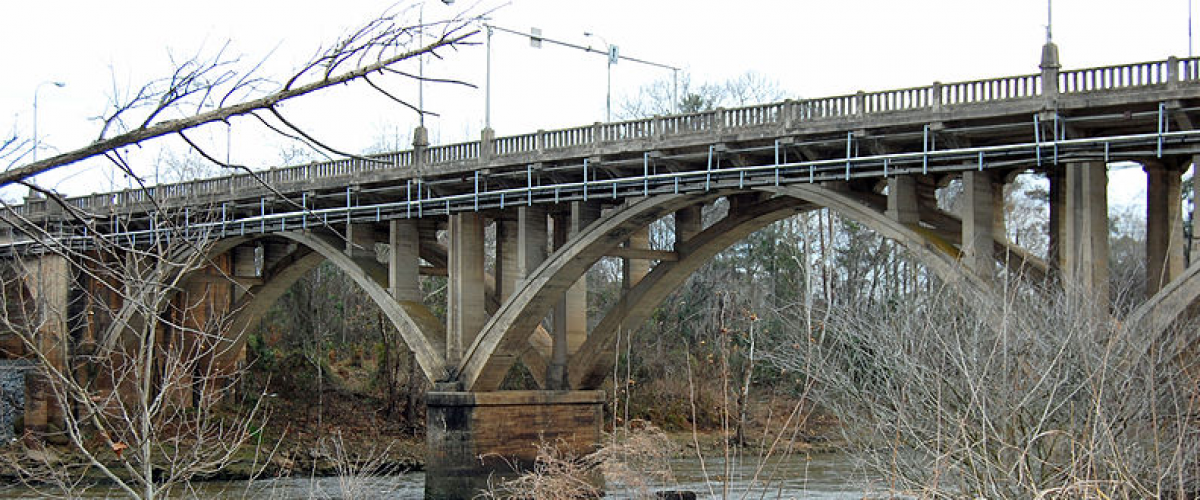 Flint river in Albany Georgia