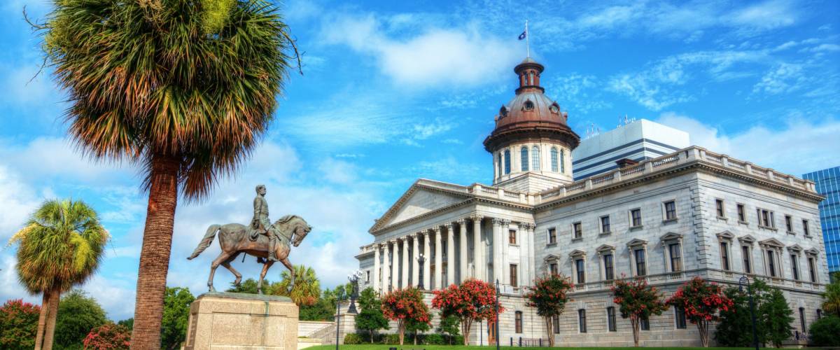 The South Carolina State House in Columbia.