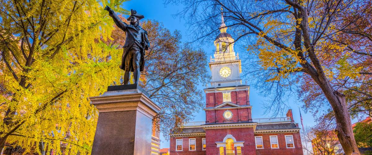 Independence Hall in Philadelphia, Pennsylvania, USA.