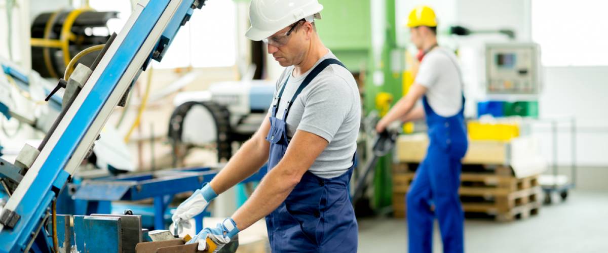 workers in a manufacturing plant
