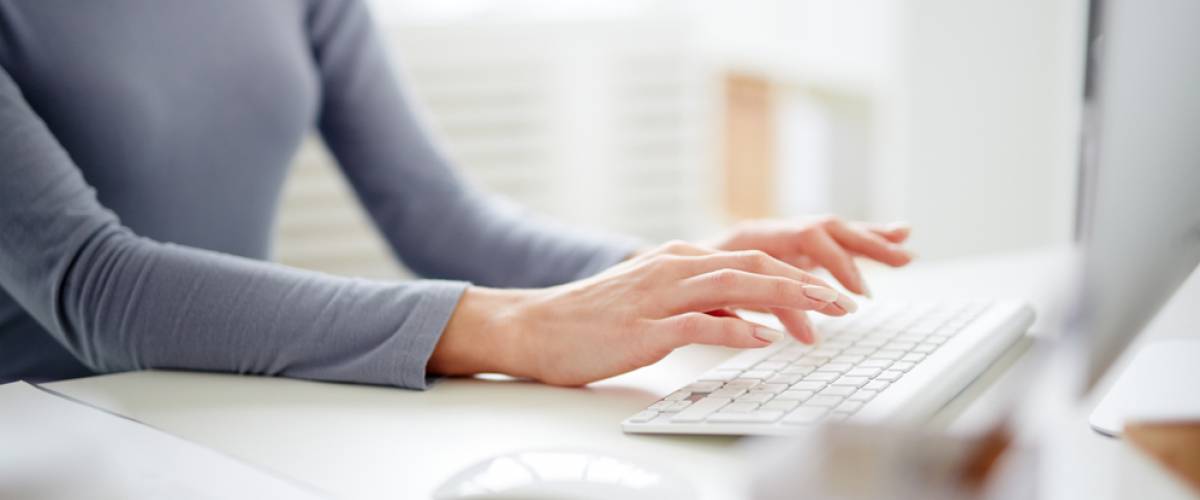 young woman secretary temp worker