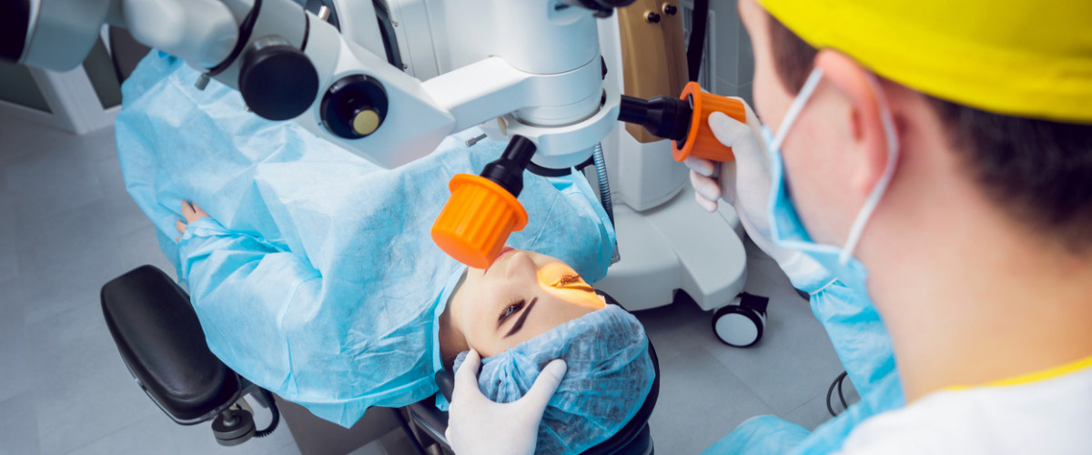 Operation on the eye surgery