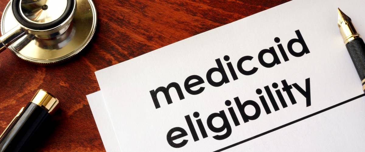 Document with title medicaid eligibility.