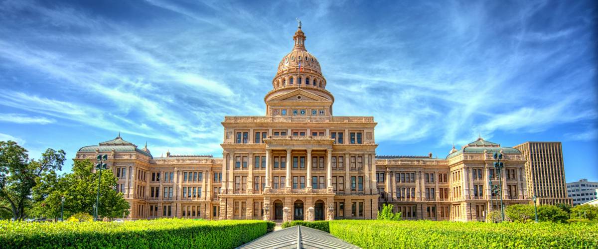 Texas State Capitol Building in Austin, TX.
