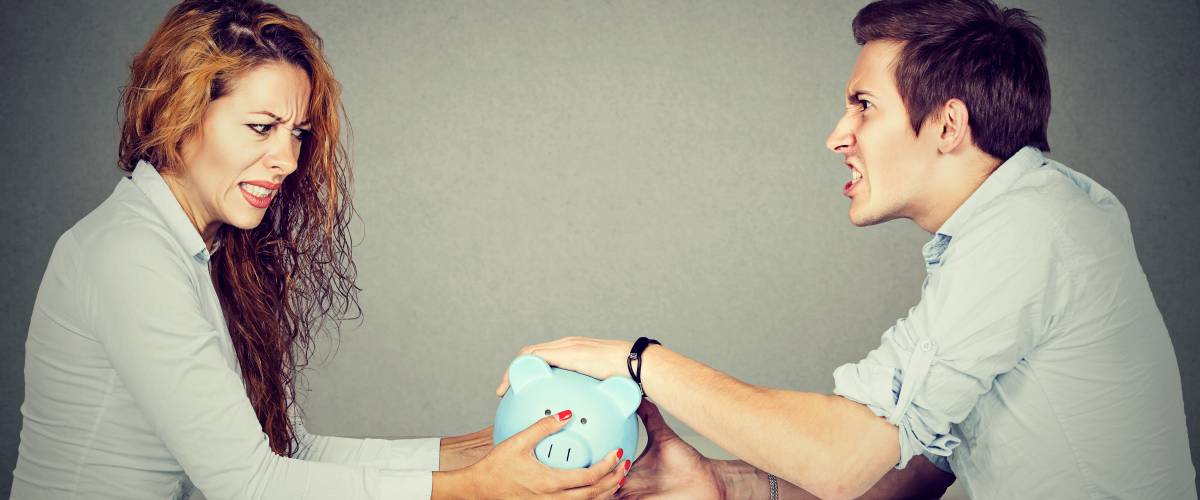 divorce fight over money