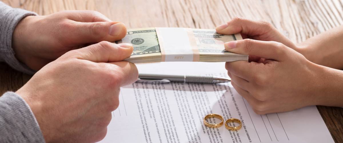 divorce fighting over money