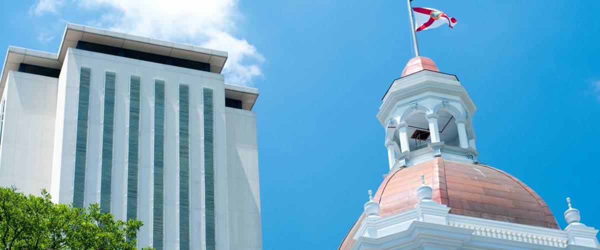 Tallahassee Capitol Buildings in the Afternoon