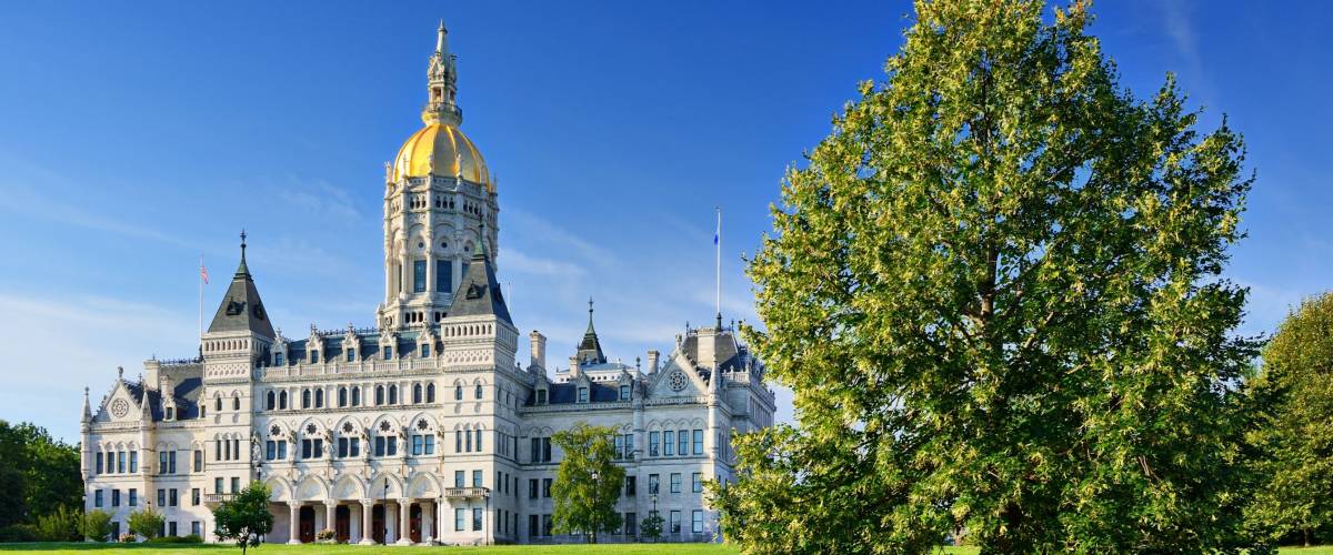 Connecticut State Capitol in Hartford, Connecticut.