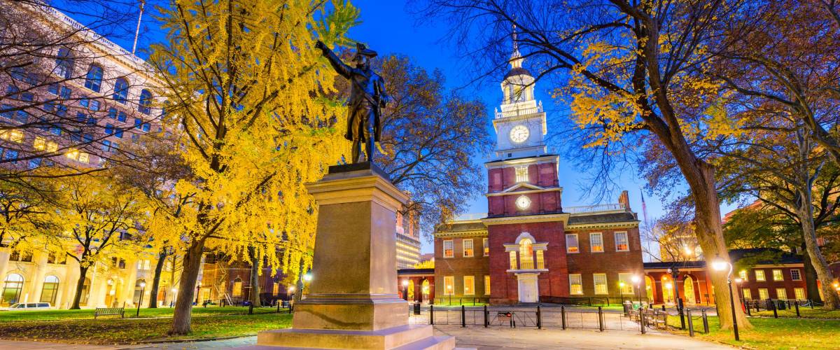 Independence Hall in Philadelphia, Pennsylvania, USA.